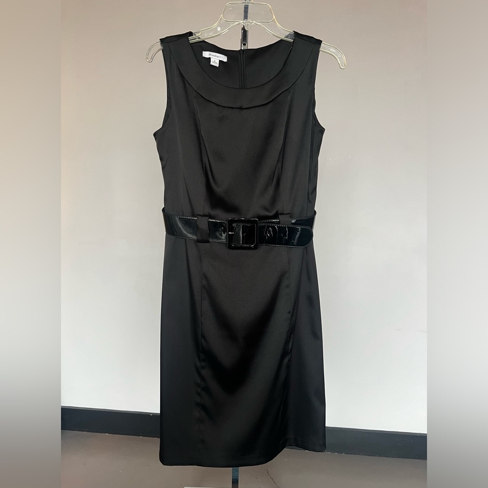 Satin Little Black Dress